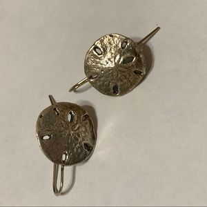Mignon Faget Sand Dollar Earrings Sterling Silver